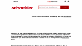 What Schneider.de website looked like in 2018 (6 years ago)