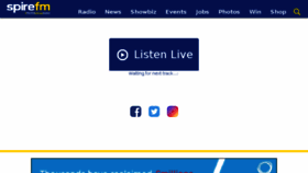What Spirefm.co.uk website looked like in 2018 (6 years ago)