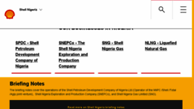What Shell.com.ng website looked like in 2018 (6 years ago)