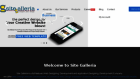 What Sitegalleria.com website looked like in 2018 (6 years ago)