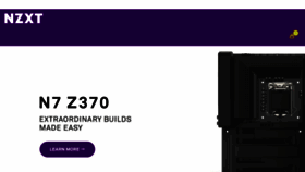 What Store.nzxt.com website looked like in 2018 (6 years ago)