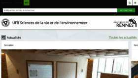 What Sve.univ-rennes1.fr website looked like in 2018 (6 years ago)