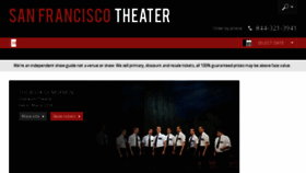 What San-francisco-theater.com website looked like in 2018 (6 years ago)