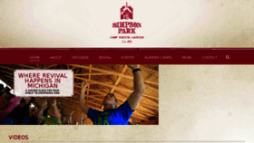 What Simpsonparkcamp.org website looked like in 2018 (6 years ago)