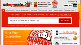 What Sellmymobile.com website looked like in 2018 (6 years ago)