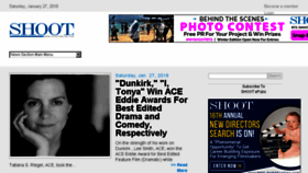 What Shootonline.com website looked like in 2018 (7 years ago)