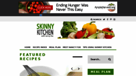 What Skinnykitchen.com website looked like in 2018 (6 years ago)