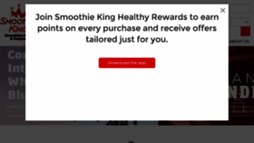 What Smoothieking.com website looked like in 2018 (6 years ago)