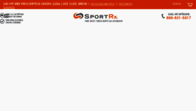 What Sportrx.com website looked like in 2018 (6 years ago)