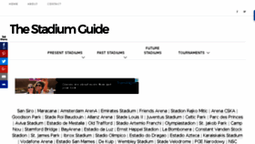 What Stadiumguide.com website looked like in 2018 (6 years ago)