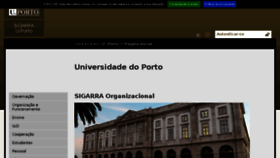 What Sigarra.up.pt website looked like in 2018 (6 years ago)