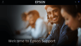 What Support.epson.com website looked like in 2018 (6 years ago)