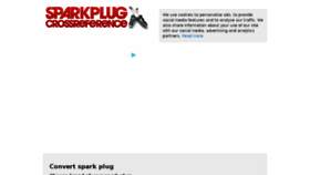 What Sparkplug-crossreference.com website looked like in 2018 (6 years ago)