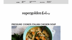 What Supergoldenbakes.com website looked like in 2018 (6 years ago)