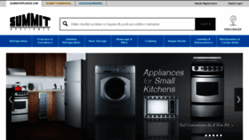 What Summitappliance.com website looked like in 2018 (6 years ago)