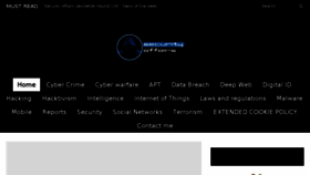 What Securityaffairs.co website looked like in 2018 (6 years ago)