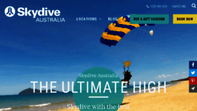 What Skydive.com.au website looked like in 2018 (6 years ago)