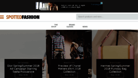 What Spottedfashion.com website looked like in 2018 (6 years ago)