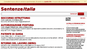 What Sentenzeitalia.it website looked like in 2018 (6 years ago)
