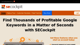 What Secockpit.com website looked like in 2018 (6 years ago)
