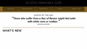 What Scotchwhisky.com website looked like in 2018 (6 years ago)