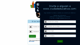 What Sanjeronimoemiliani.ciudadeducativa.com website looked like in 2018 (6 years ago)
