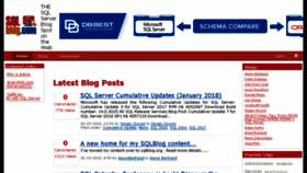 What Sqlblog.com website looked like in 2018 (6 years ago)