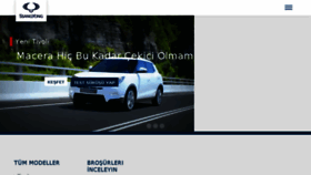 What Ssangyong.com.tr website looked like in 2018 (6 years ago)