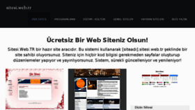 What Sitesi.web.tr website looked like in 2018 (6 years ago)