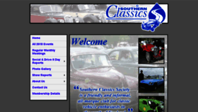 What Southernclassics.org.uk website looked like in 2018 (6 years ago)