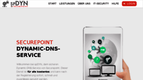 What Spdns.de website looked like in 2018 (6 years ago)