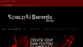 What Samuraiswords.store website looked like in 2018 (6 years ago)