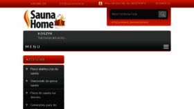 What Saunahome.pl website looked like in 2018 (6 years ago)