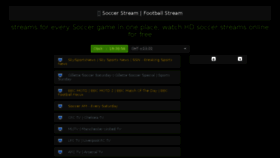 What Soccerstream.me website looked like in 2018 (6 years ago)