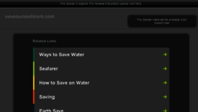 What Saveourseafarers.com website looked like in 2018 (6 years ago)