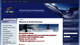 What Ski-man.de website looked like in 2018 (6 years ago)