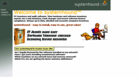 What Systemhound.com website looked like in 2018 (6 years ago)
