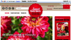 What Sweetgarden.ro website looked like in 2018 (6 years ago)