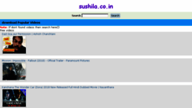 What Sushila.co.in website looked like in 2018 (6 years ago)