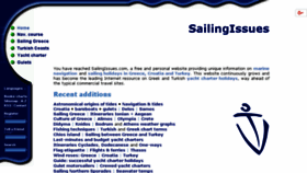 What Sailingissues.com website looked like in 2018 (6 years ago)
