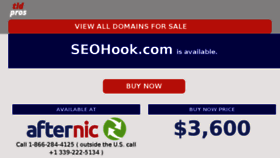What Seohook.com website looked like in 2018 (6 years ago)