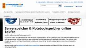 What Systemspeicher24.de website looked like in 2018 (6 years ago)