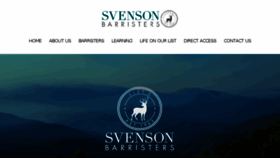 What Svensonbarristers.com.au website looked like in 2018 (6 years ago)