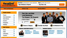 What Stagingprod.respond.com website looked like in 2018 (6 years ago)