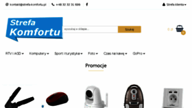 What Strefa-komfortu.pl website looked like in 2018 (6 years ago)
