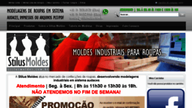 What Stilusmoldes.com.br website looked like in 2018 (6 years ago)
