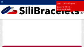 What Silibracelets.fr website looked like in 2018 (6 years ago)