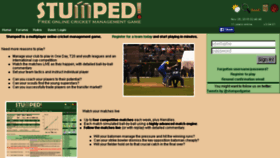 What Stumpedgame.com website looked like in 2018 (6 years ago)