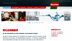 What Sotin.de website looked like in 2018 (6 years ago)