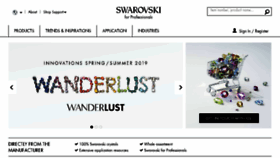 What Swarovski-professional.com website looked like in 2018 (6 years ago)